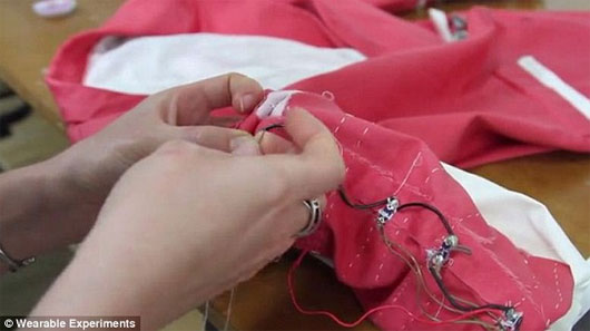 Áo công nghệ giúp người mặc không lạc đường