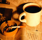 Hút thuốc lá sẽ phá hỏng vĩnh viễn vị cà phê