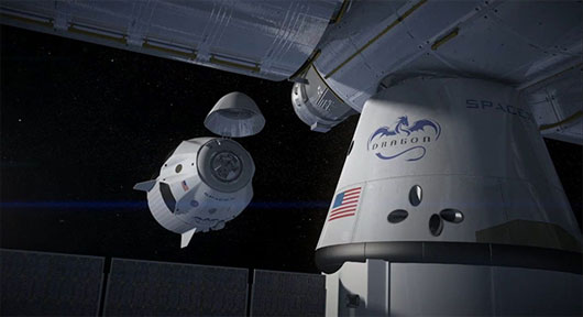 Tàu Dragon có thể chở tối đa 7 người lên ISS vào năm 2016