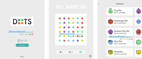 Dots for Android Top 5 game miễn phí hay nhất trên Android