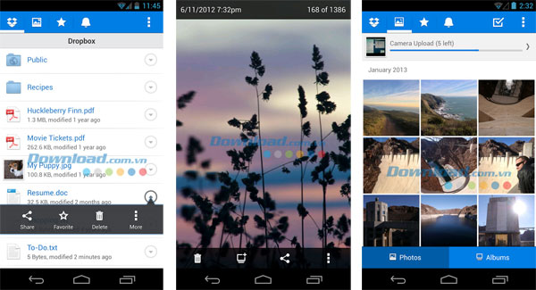 Dropbox for Android Top 10 ứng dụng hay nhất trên máy tính bảng Android