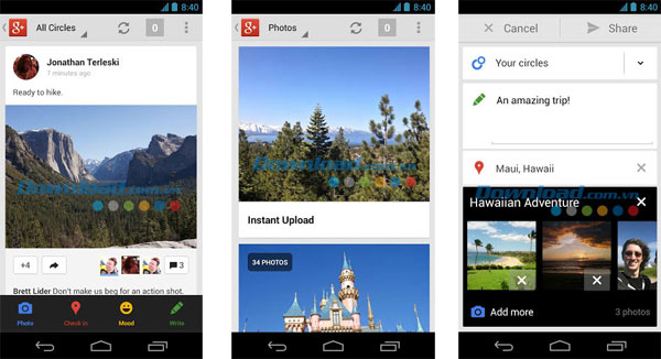 Google+ for Android Top 10 ứng dụng hay nhất trên máy tính bảng Android