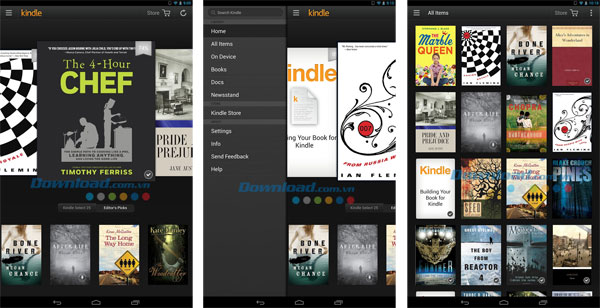 Kindle for Android Top 10 ứng dụng hay nhất trên máy tính bảng Android