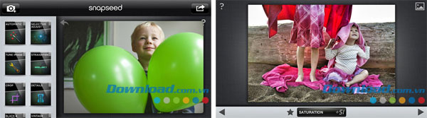 Snapseed for Android Top 10 ứng dụng hay nhất trên máy tính bảng Android