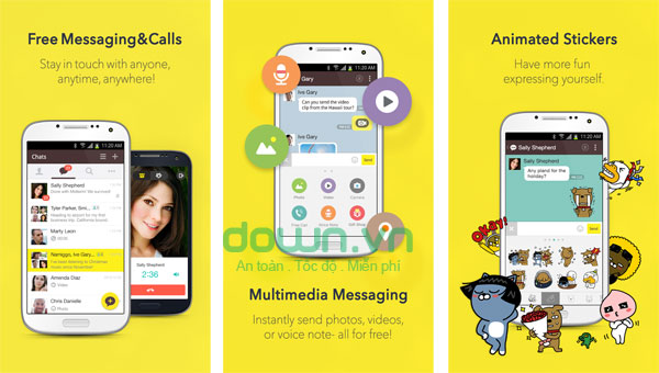 Top 5 ứng dụng chat phổ biến trên Android