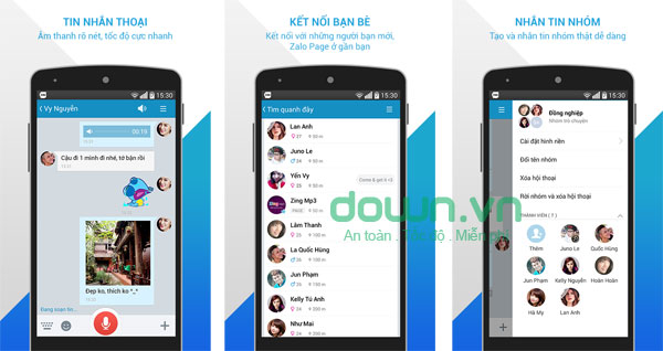 Top 5 ứng dụng chat phổ biến trên Android