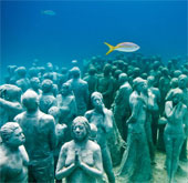 Vẻ độc đáo của bào tàng dưới nước Cancun