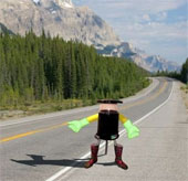 Robot tự đi khắp Canada