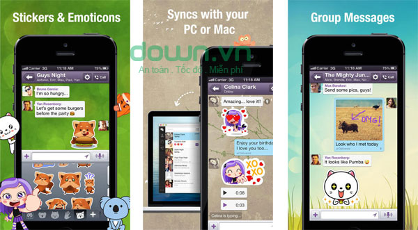 Tổng hợp công cụ chat miễn phí trên iPhone