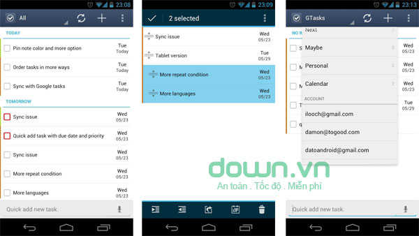 GTasks for Android Phần mềm quản lý công việc hiệu quả trên Android