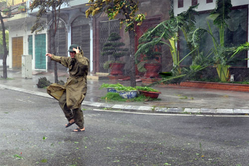 Bão Rammasun đã sang Trung Quốc