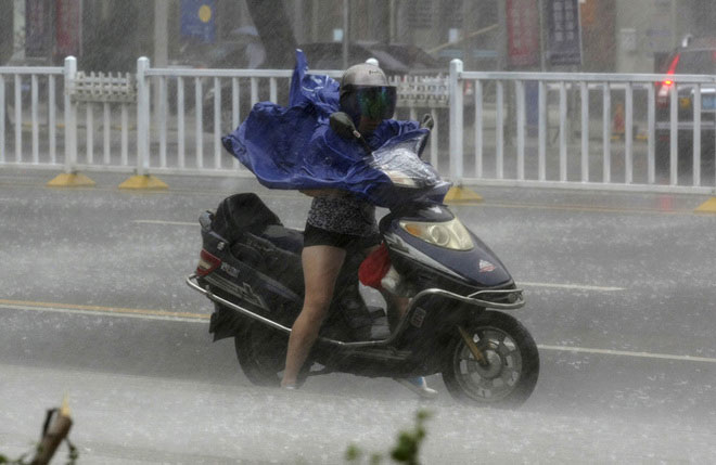 Bão Rammasun làm 4 người chết ở Trung Quốc