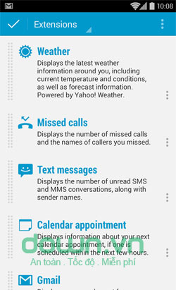 Dashclock Widget Top Widget đồng hồ đẹp và tiện dụng trên Android