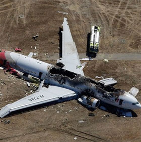 Xác suất một chiếc máy bay gặp tai nạn là 0,00001%