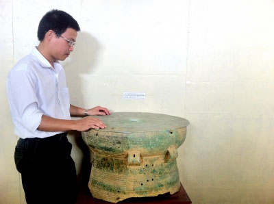 Phát hiện trống đồng ở Bắc Cạn