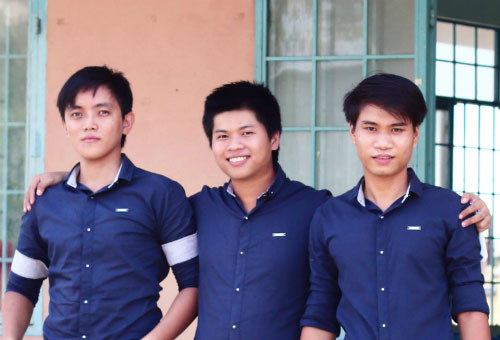 Thùng xử lý rác thanh long của sinh viên kiến trúc