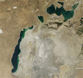 Biển Aral đang dần dần biến mất