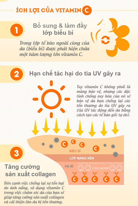 Cùng tìm hiểu về tác dụng của vitamin C