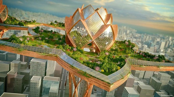 Tuyển tập dự án thành phố hoành tráng “trên trời dưới biển”