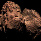 Bức ảnh màu đầu tiên của sao chổi được chụp bởi tàu Rosetta 