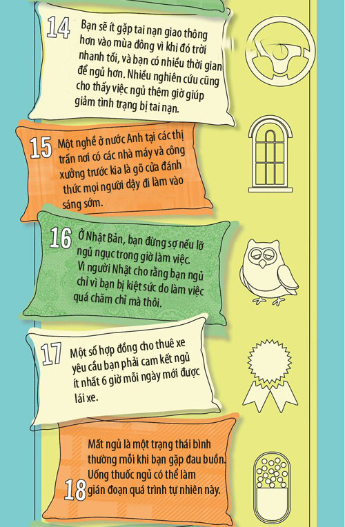Những sự thật kỳ lạ và hấp dẫn về giấc ngủ