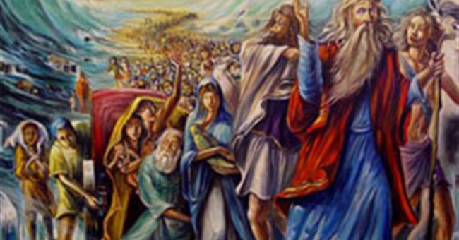 Giả thuyết về việc "Moses tách nước ở biển Đỏ cứu dân Do Thái"