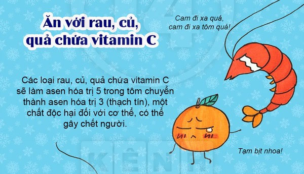 Một loạt sai lầm cực nguy hiểm khi ăn tôm