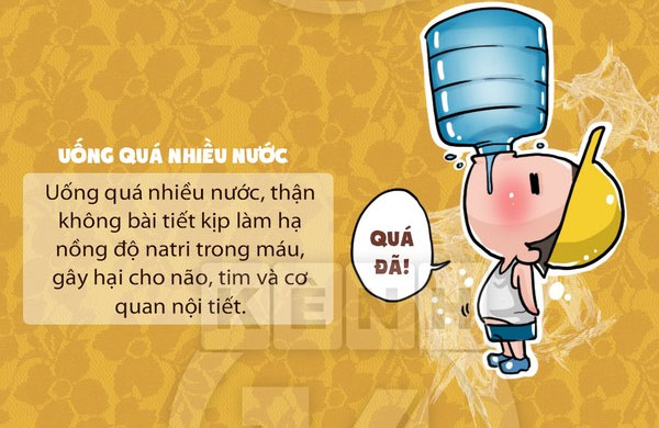 Thói quen sai lầm khi uống nước kiểu gì bạn cũng mắc