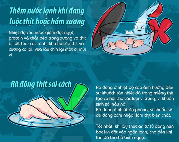 Sai lầm gây hại sức khỏe ai cũng mắc khi chế biến món ăn