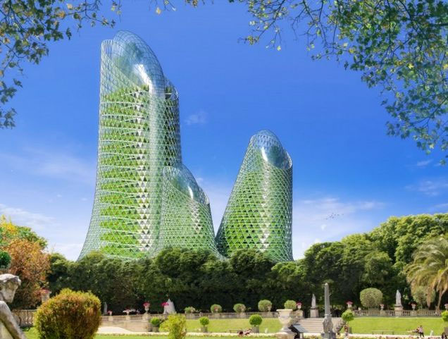Ý tưởng về thành phố Paris hiện đại, thân thiện với môi trường vào năm 2050
