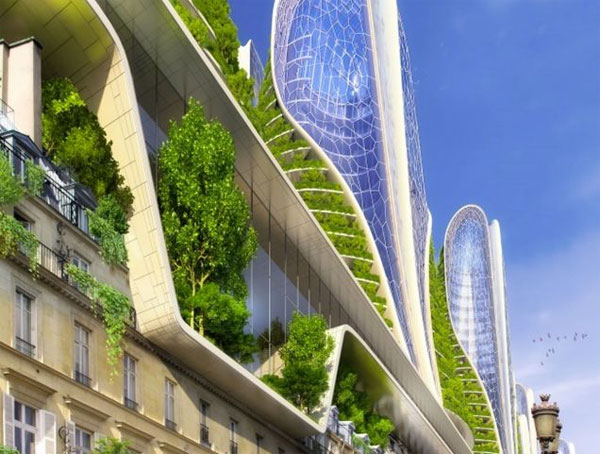 Ý tưởng về thành phố Paris hiện đại, thân thiện với môi trường vào năm 2050
