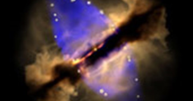 Sự hình thành của ngôi sao sáng gấp 300 lần Mặt Trời