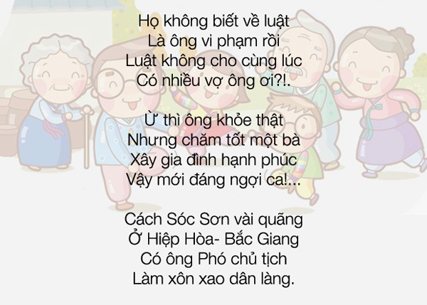Bài thơ tổng hợp những sự kiện 
