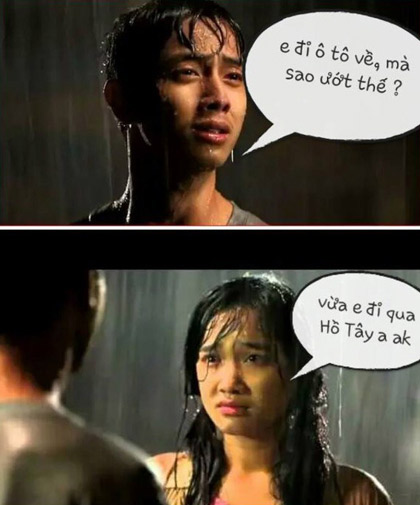 Hài hước ảnh chế trèo rào công viên nước tắm miễn phí