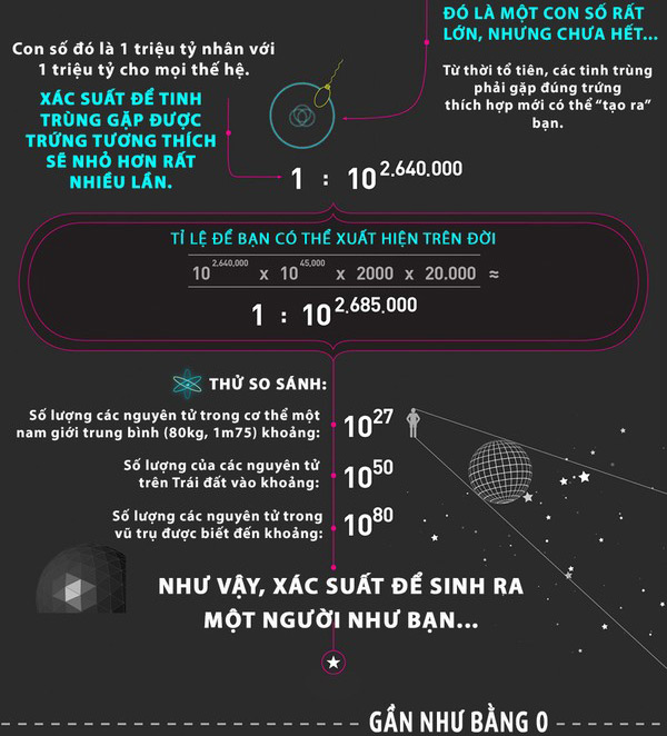 Khám phá những con số bất ngờ về sự xuất hiện của chính mình
