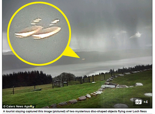 UFO xuất hiện trên hồ Loch Ness?