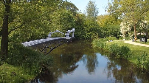 Hà Lan xây cầu bằng… máy in 3D