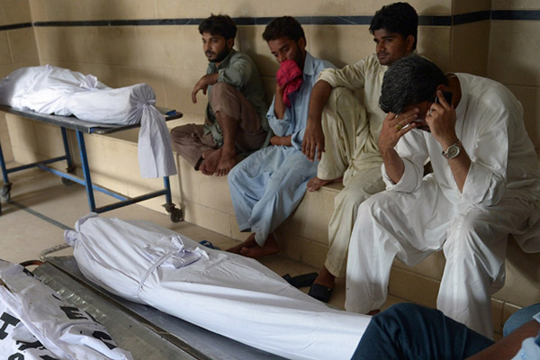 Pakistan người chết vì nắng nóng chất đầy nhà xác