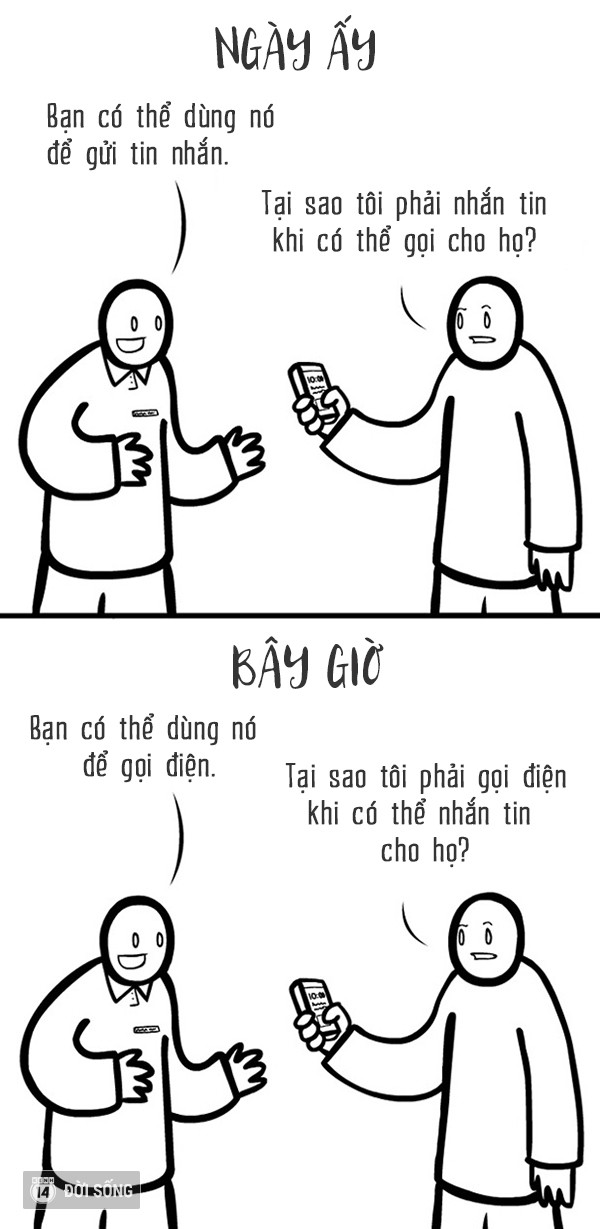 Sự khác nhau tất tần tật về mọi thứ giữa ngày ấy - bây giờ