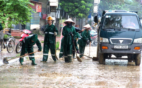 Toàn miền Bắc vẫn còn mưa to