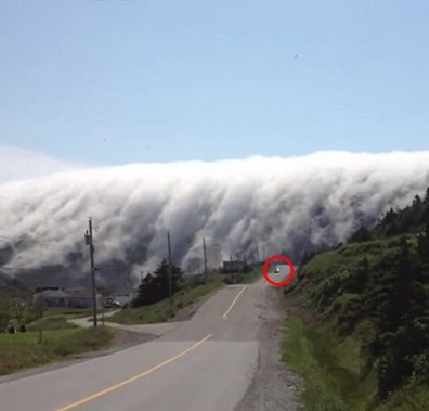Sương mù tấn công hòn đảo ở Canada