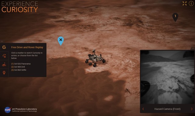 NASA xây dựng web tương tác giúp bạn tự khám phá bề mặt sao Hỏa