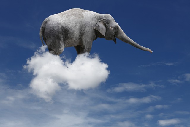 Một đám mây nặng bằng bao nhiêu con voi?
