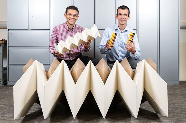 Ứng dụng nếp gấp Origami tạo ra cấu trúc vừa cứng vừa linh hoạt