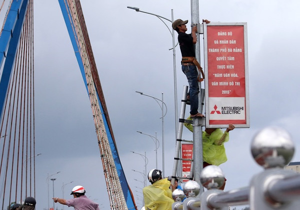 Bão chưa vào, Đà Nẵng đã thiệt hại