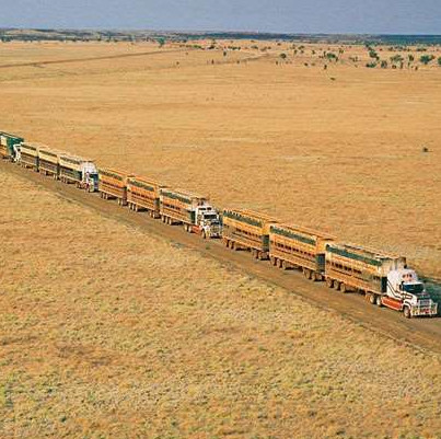 "Tàu đường bộ" - Những cỗ xe tải dài nhất thế giới
