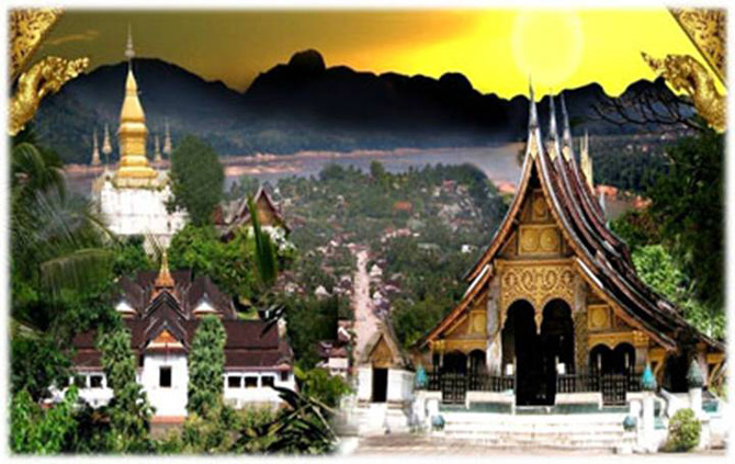 Thành phố Luang Prabang- Lào