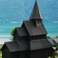 Nhà thờ ván gỗ Urnes - Nauy