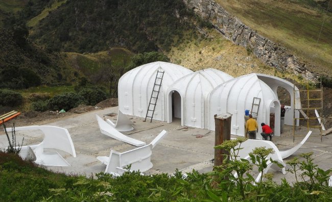 Cozy: Nhà kiểu modun mô phỏng kiểu nhà thấp bé của người Hobbit