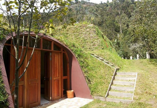 Cozy: Nhà kiểu modun mô phỏng kiểu nhà thấp bé của người Hobbit